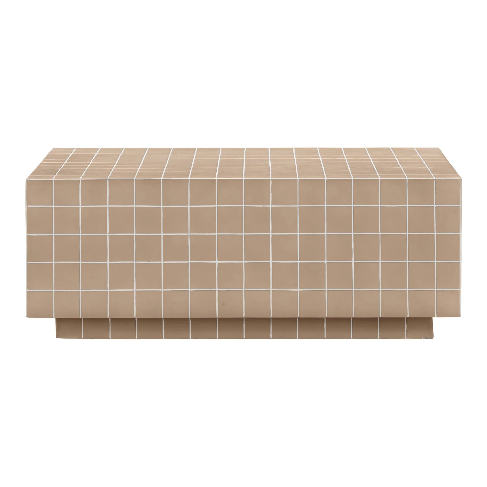 Mixie Taupe Tile Indoor / Outdoor Coffee Table - Image 3