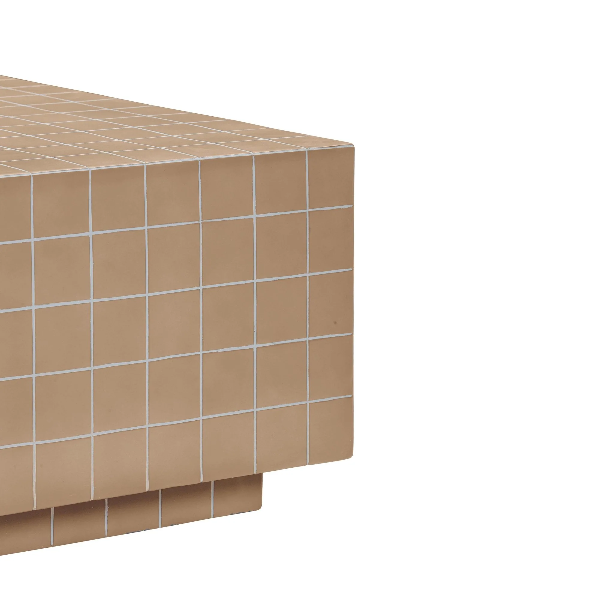 Mixie Taupe Tile Indoor / Outdoor Coffee Table - Image 5