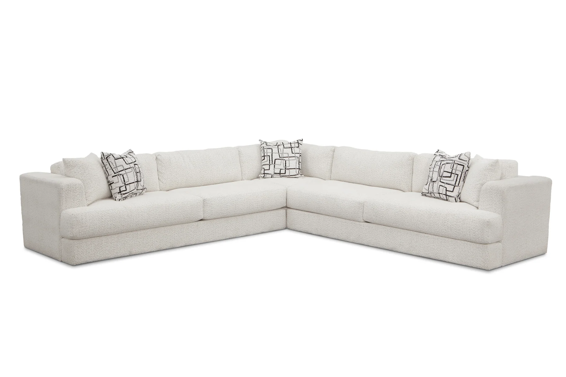 Low profile 3pc L shape sectional, MOD #1200 - Image 5