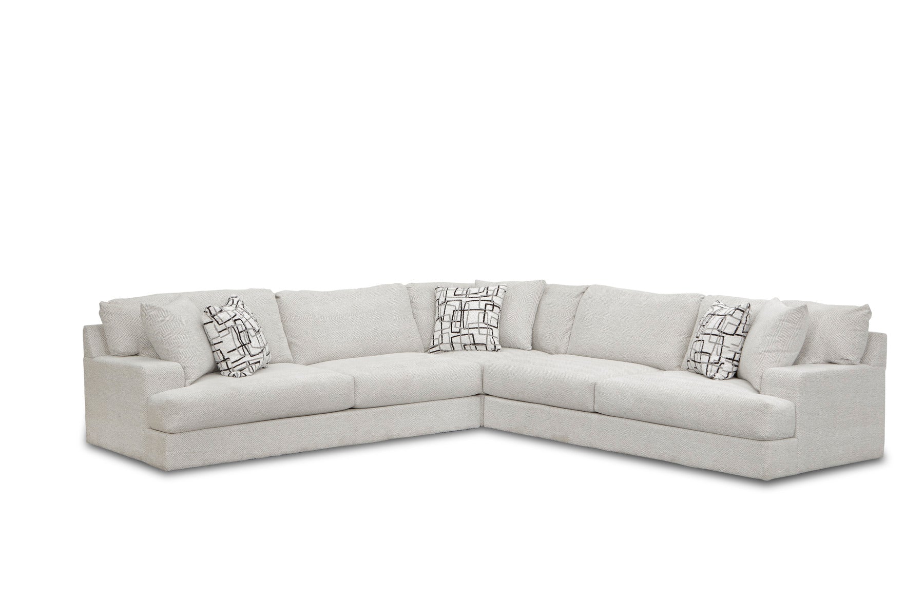 MOD #305 L shape Sectional 3pc Victoria Keyboard - Image 3