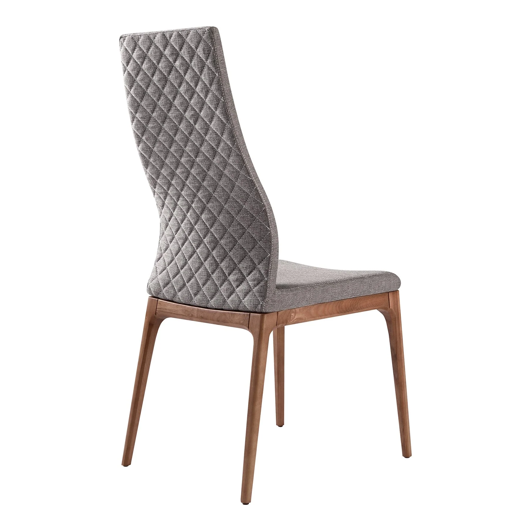 Modena Parker 5 Piece Dining Set with Gray Fabric Chairs - Image 3