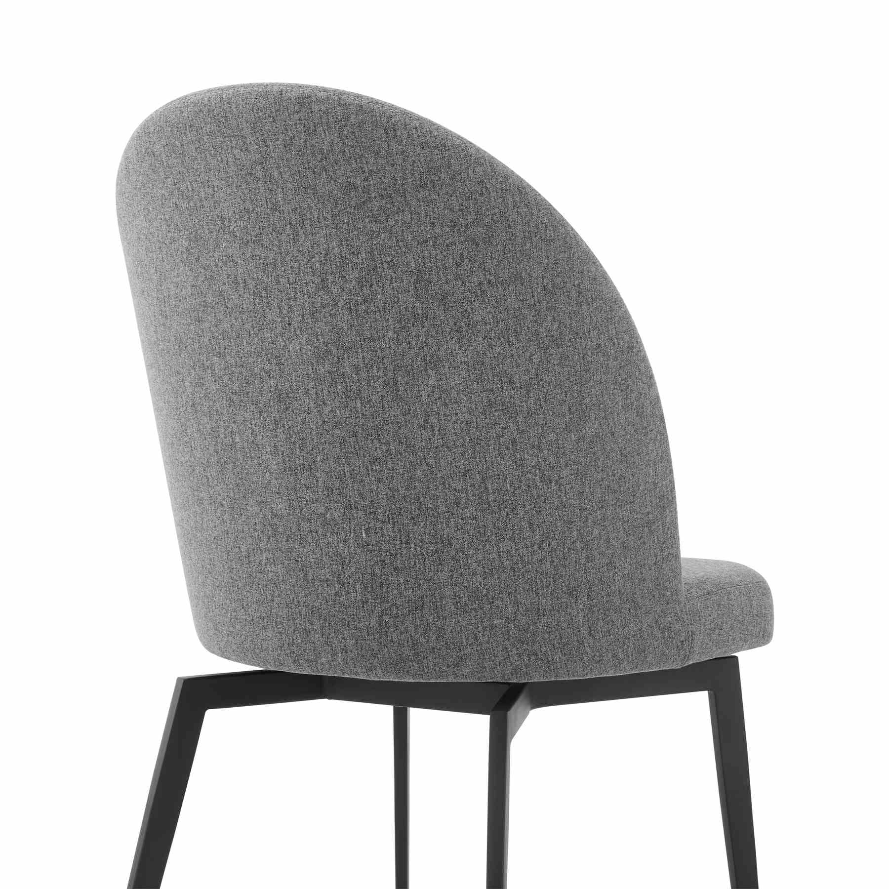 Modena Sunny 7 Piece Dining Set with Gray Fabric Chairs - Image 12