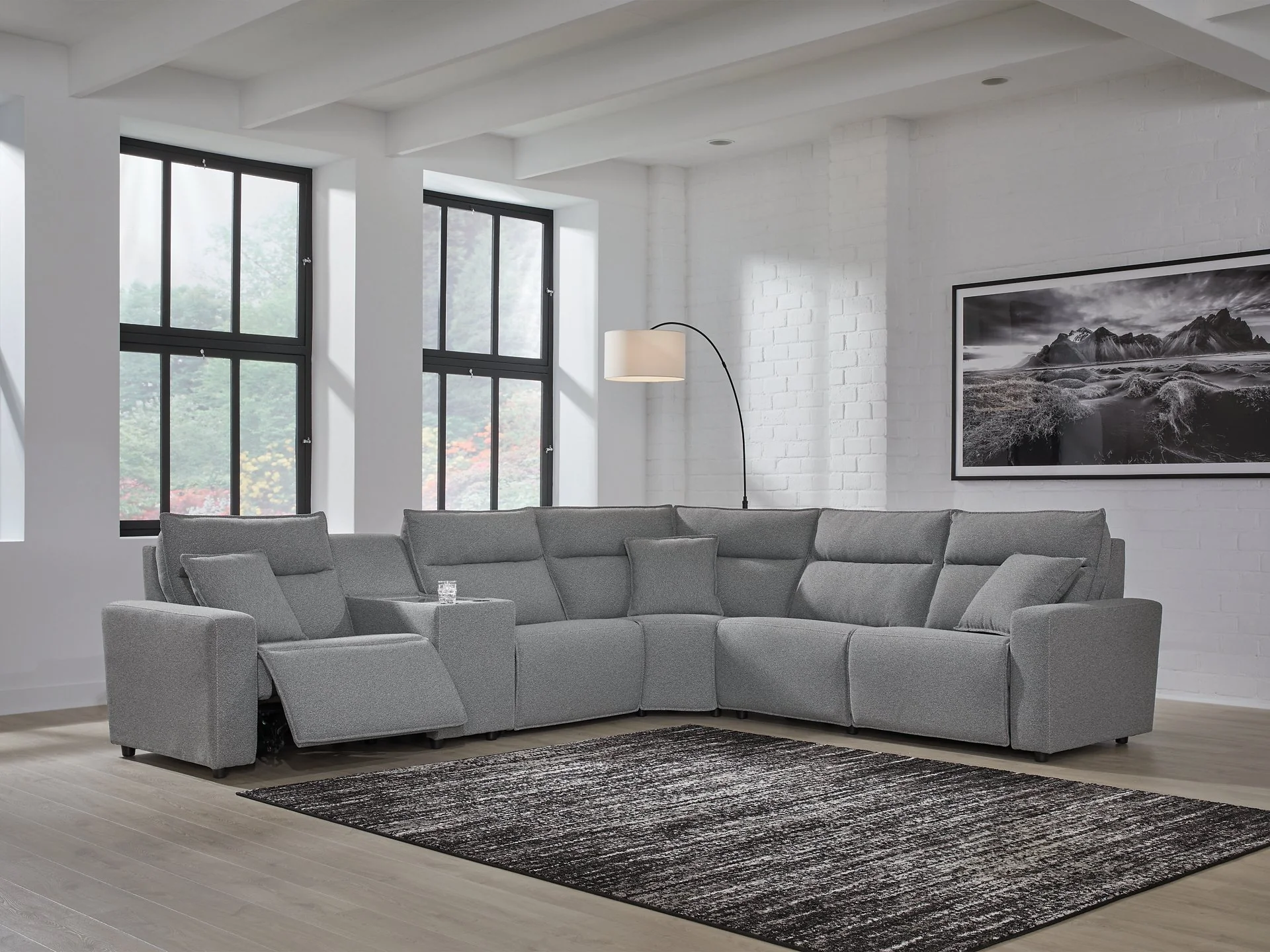 Modmax Reclining Sectional with Console - Image 2