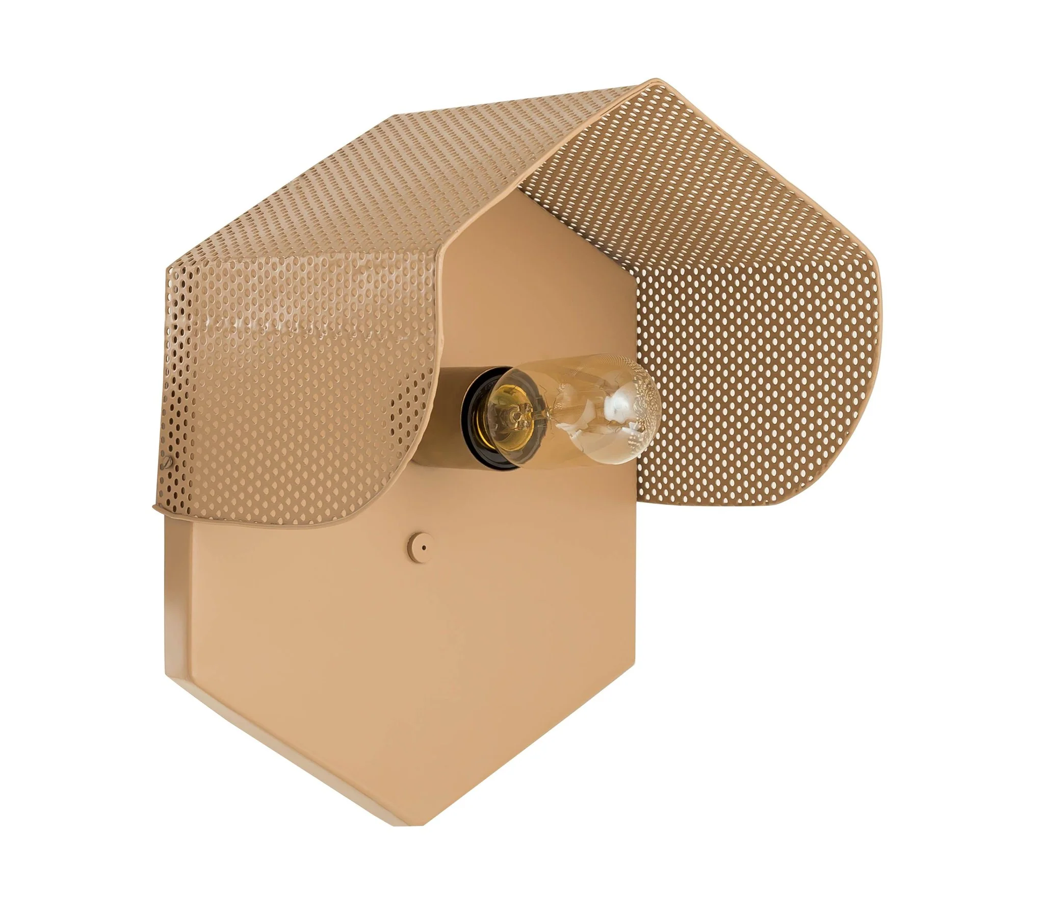 Mokhtar Tan Hexagon Wall Sconce - Image 3