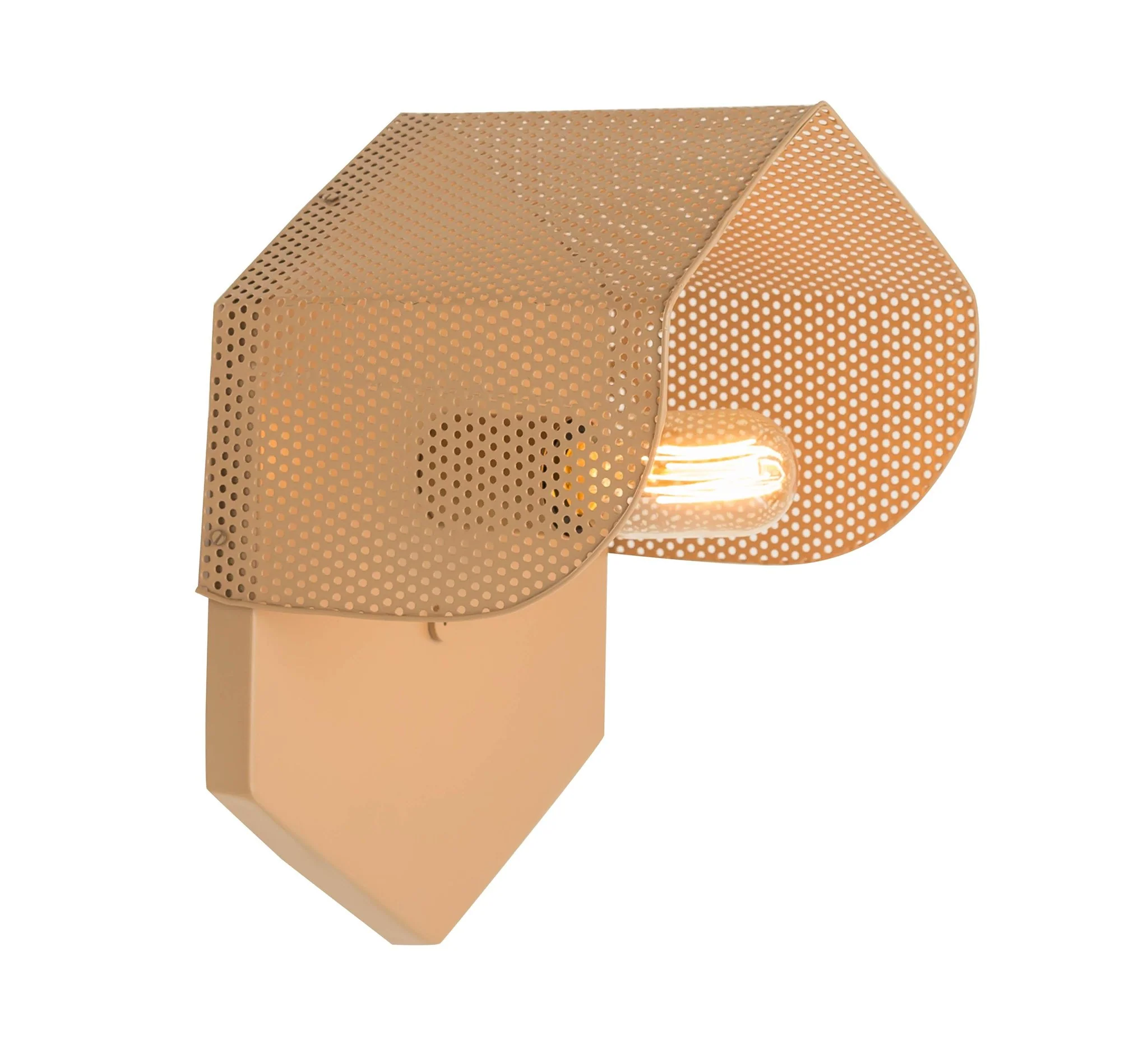 Mokhtar Tan Hexagon Wall Sconce - Image 4