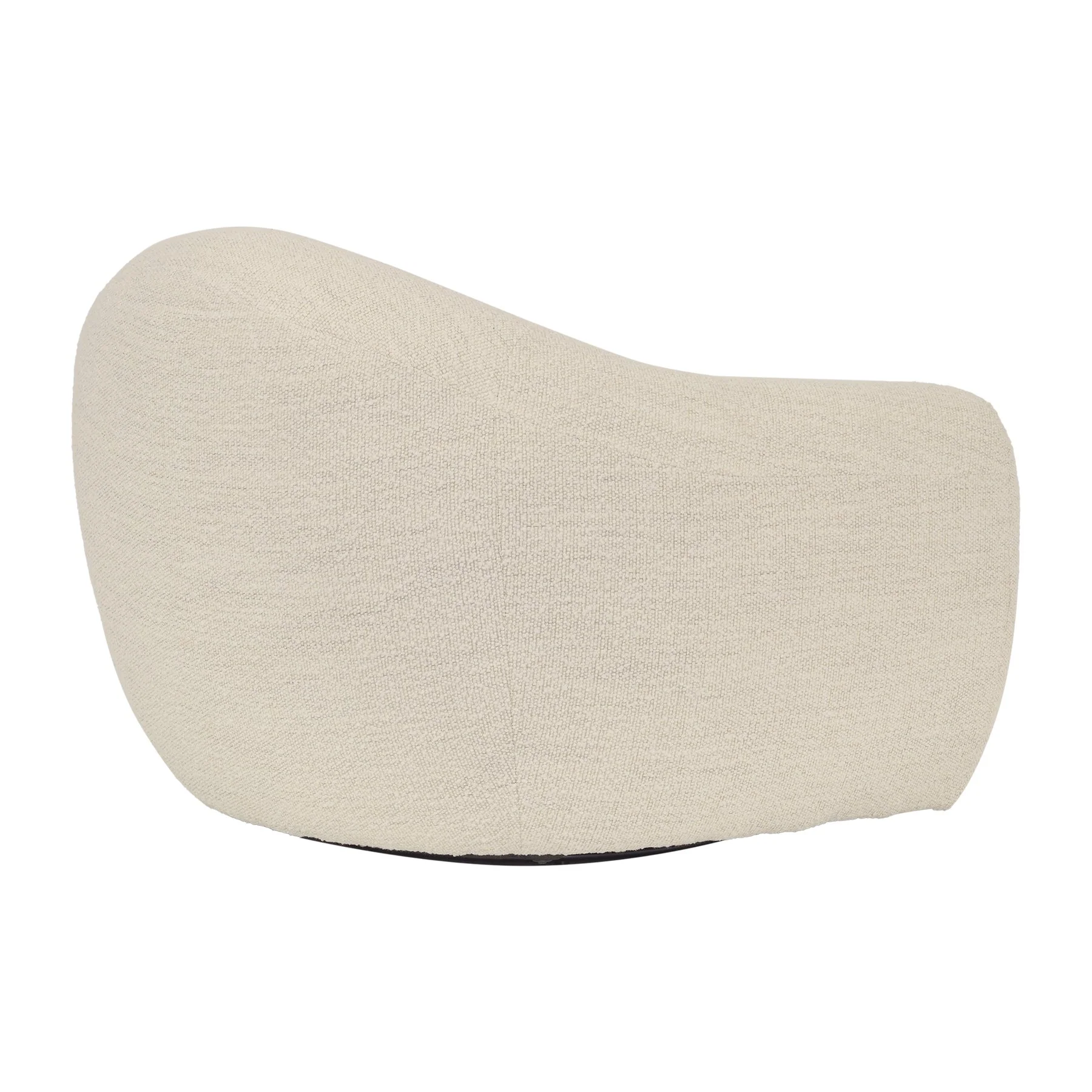 Molly Upholstered Swivel Accent Chair in Pearl - Image 3