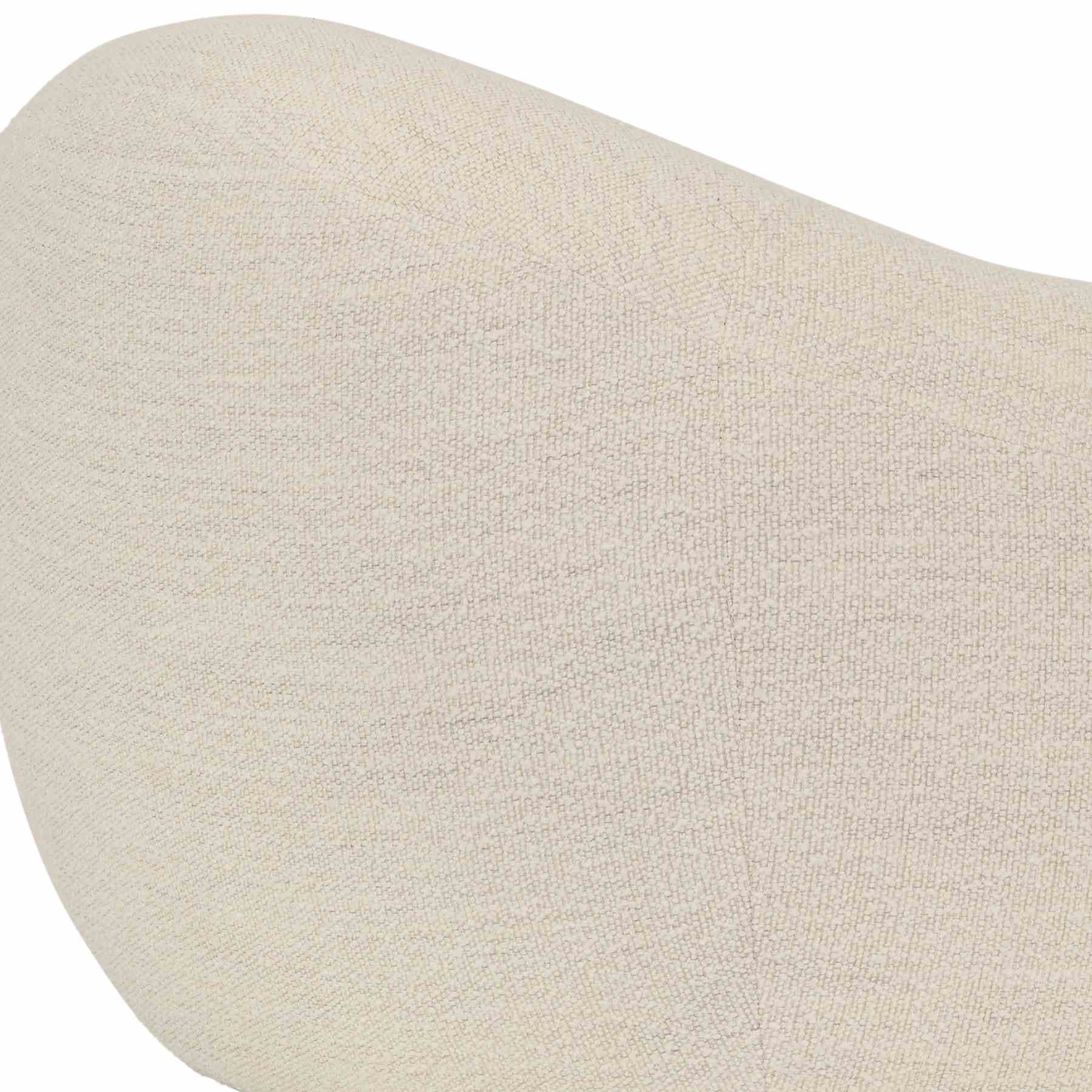 Molly Upholstered Swivel Accent Chair in Pearl - Image 7