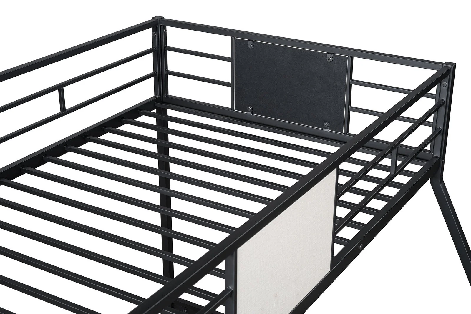 Molton Twin/Full Metal Bunk Bed (K/D), Black - Image 3