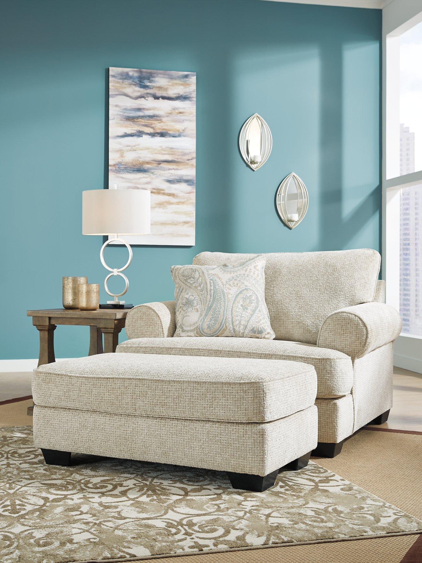 Monaghan Oversized Chair and Ottoman - Image 2