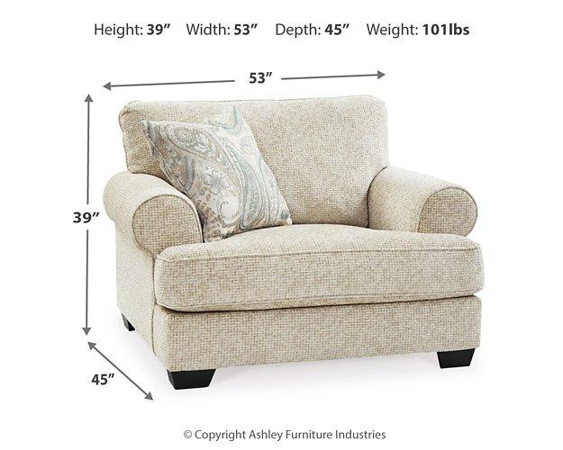 Monaghan Oversized Chair and Ottoman - Image 6