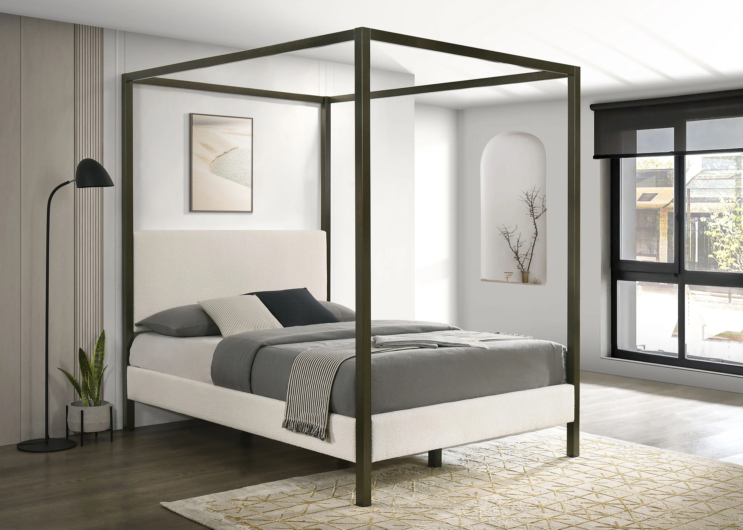 Monroe Canopy Panel Platform Bed - Image 2