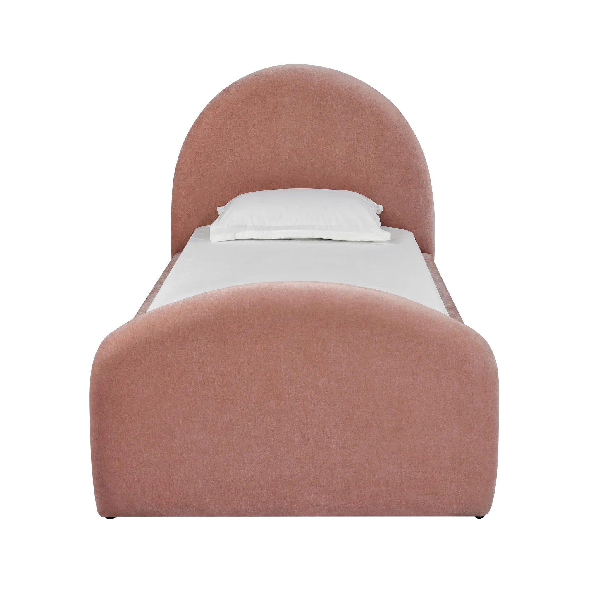 Moon Rose Upcycled Chenille Twin Bed - Image 2