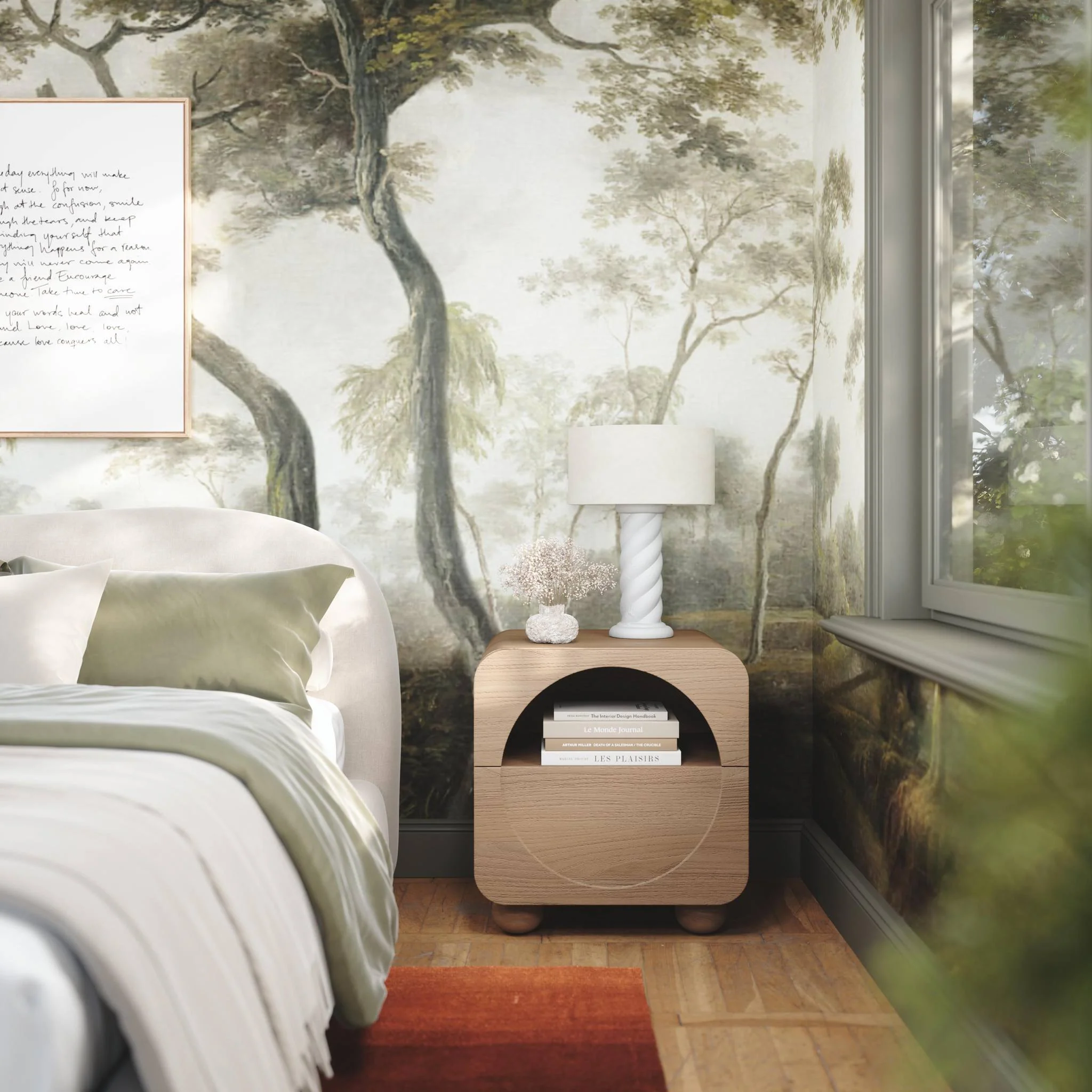 Moonrise Natural Ash Nightstand - Image 2