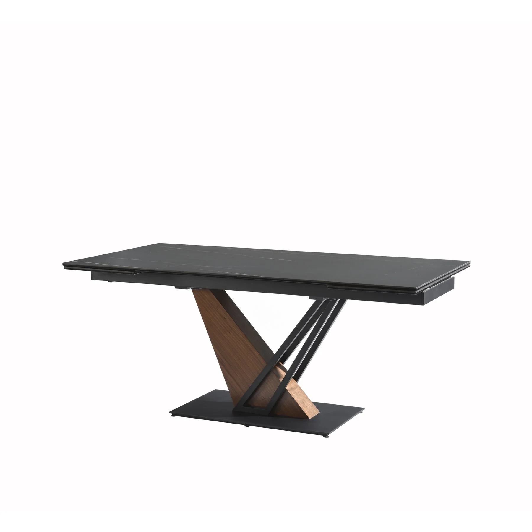 Moore Modern 8-Piece Dining Set with Sintered Stone Table Top and 4-Door Sideboard - Image 3