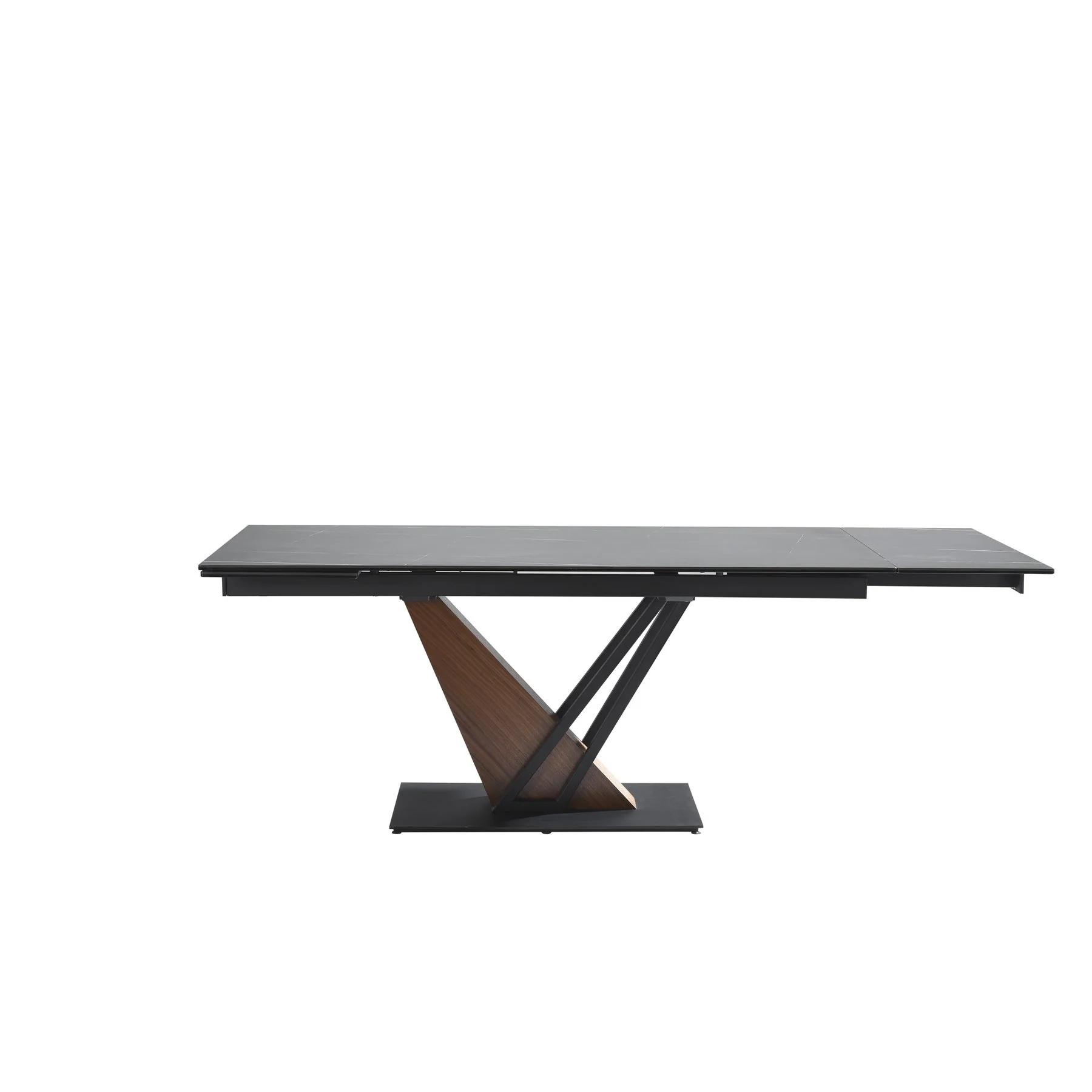 Moore Modern 8-Piece Dining Set with Sintered Stone Table Top and 4-Door Sideboard - Image 4