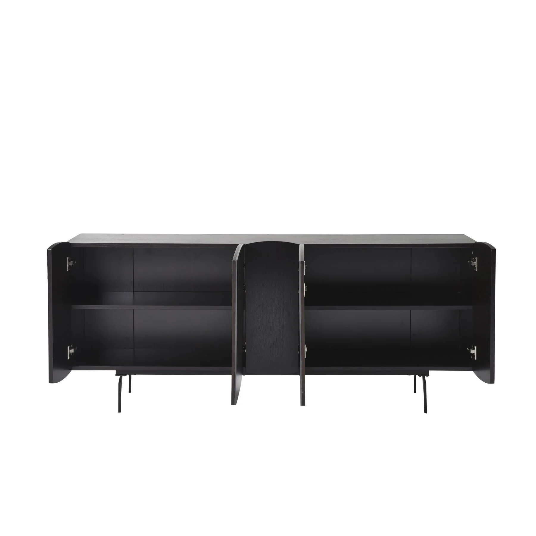 Moore Modern 8-Piece Dining Set with Sintered Stone Table Top and 4-Door Sideboard - Image 6