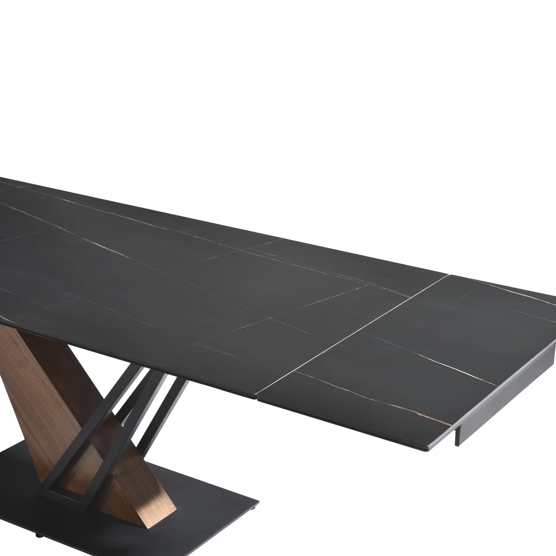 Moore Modern 8-Piece Dining Set with Sintered Stone Table Top and 4-Door Sideboard - Image 8