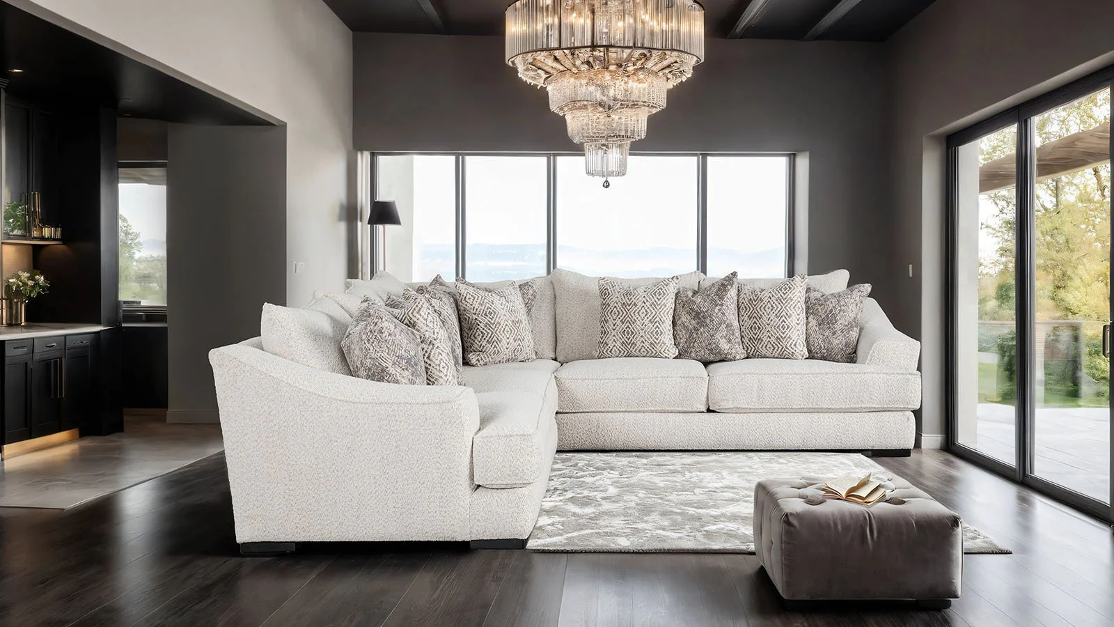 Moorpark Sectional, Off-White - Image 2