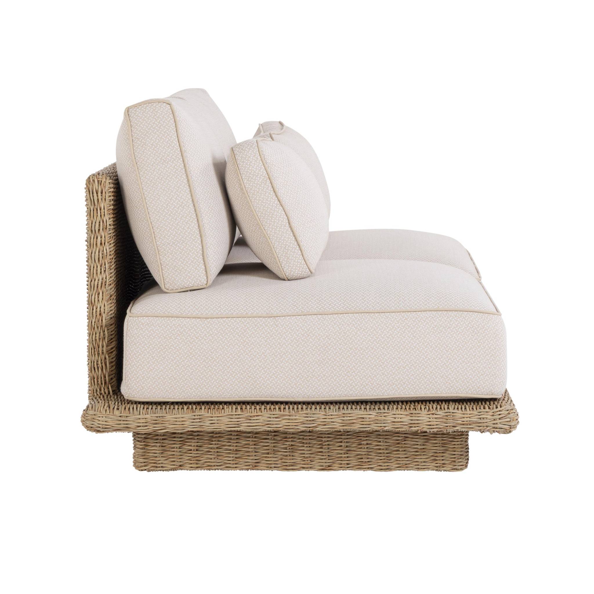 Mora Cream Outdoor 65" Sofa - Image 3