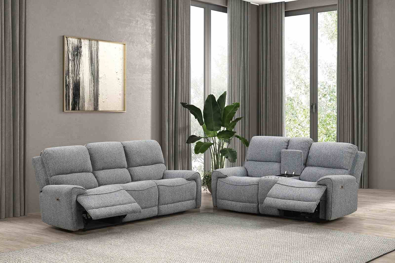 Morcote Power Recliner, Gray - Image 2