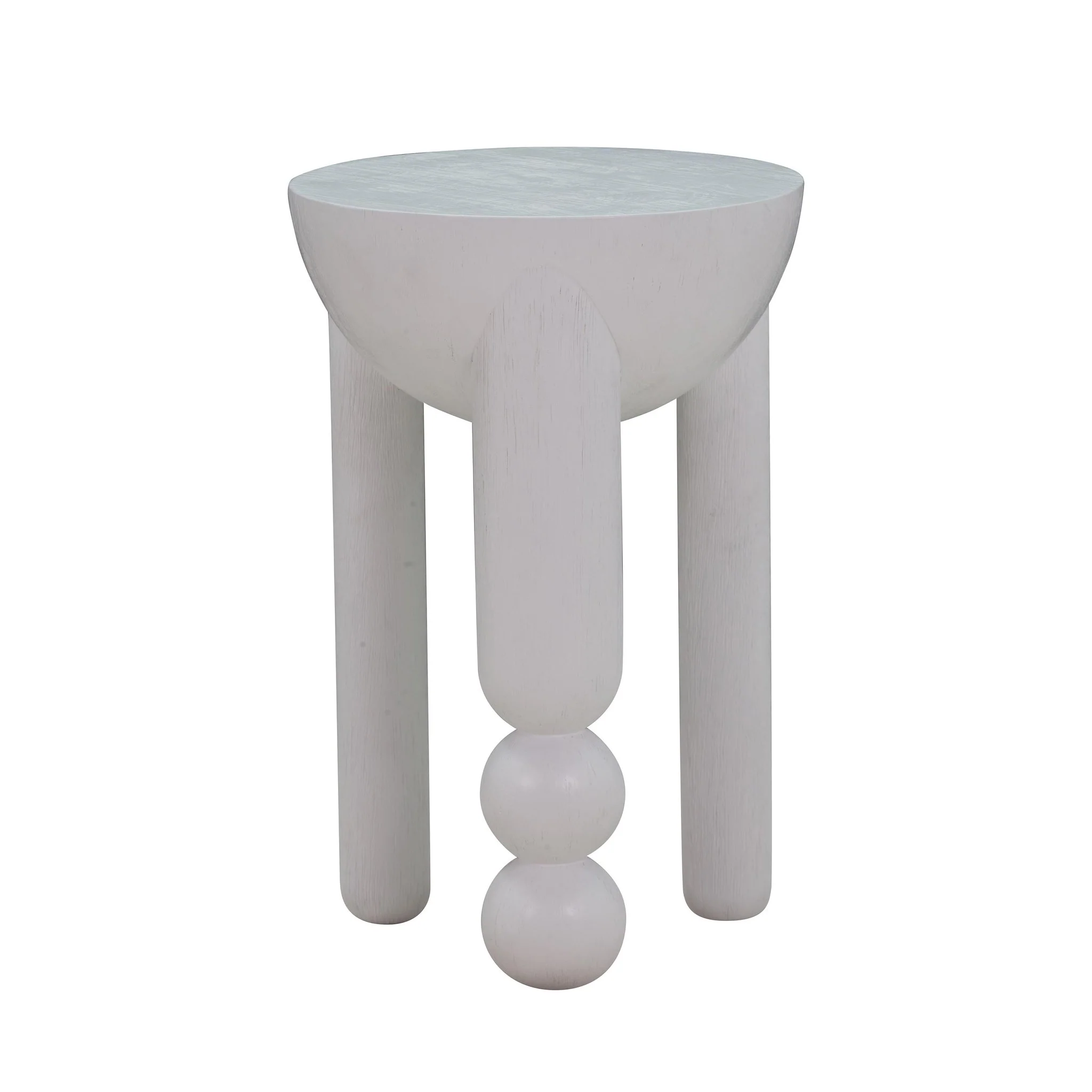 Morse White Wooden Accent Table - Image 3