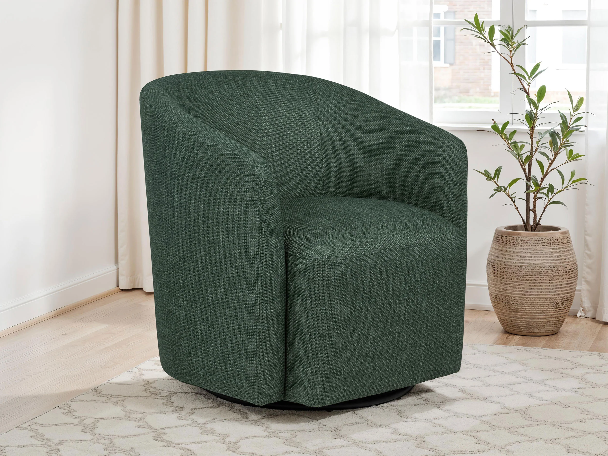 Mossbrook Swivel Accent Chair - Image 2