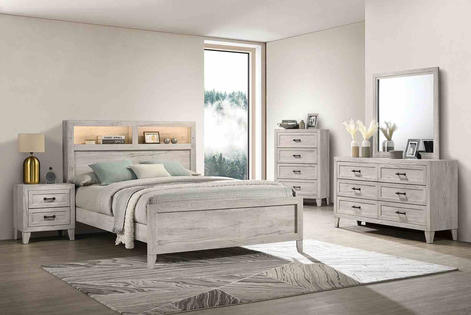 Mysen Nightstand, White Wash - Image 2