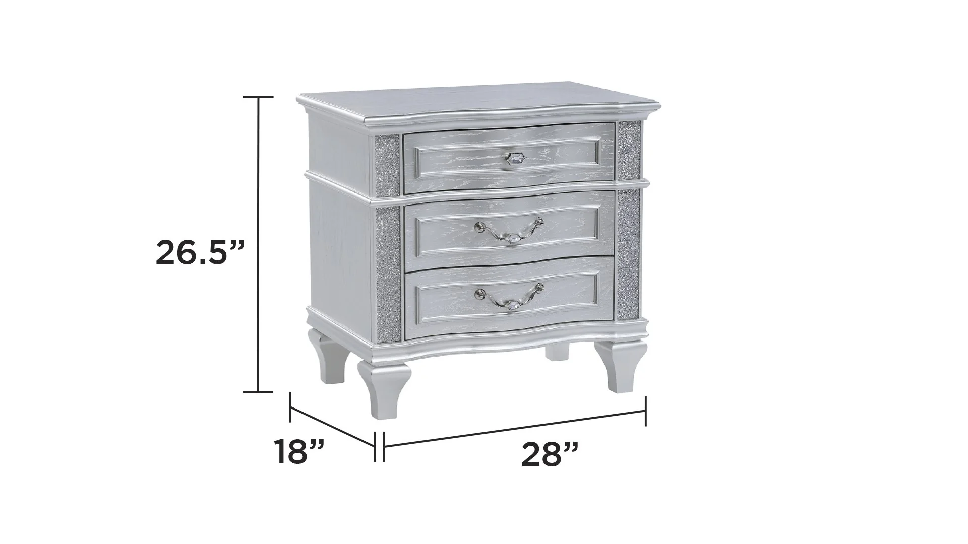 Mystic Nightstand Silver - Image 2