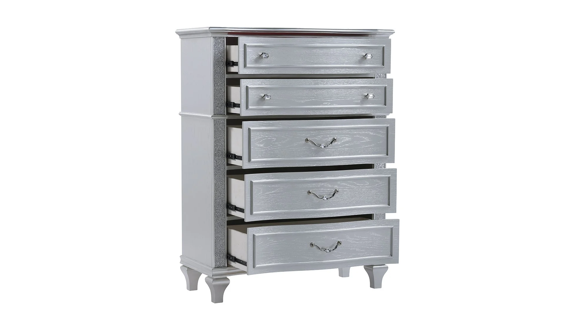 Mystic Queen 5PC Bedroom Set Silver - Image 20