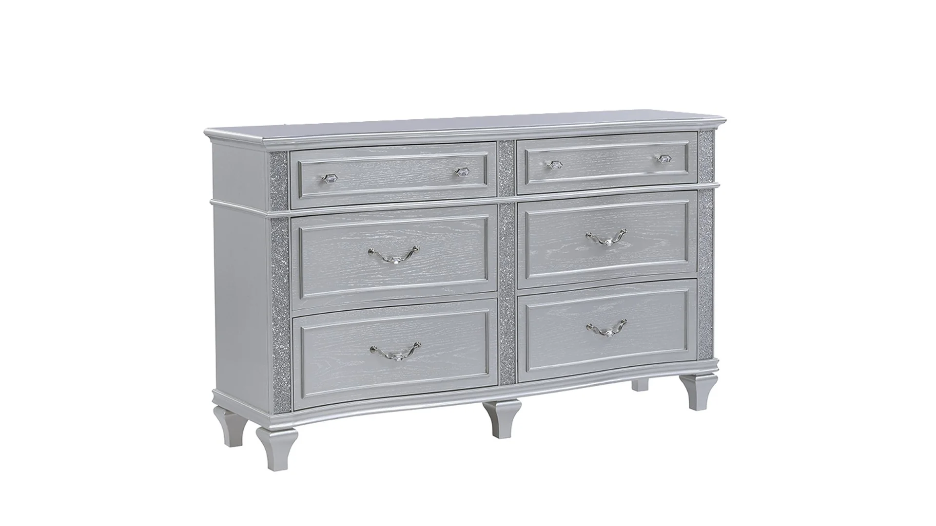 Mystic Queen 5PC Bedroom Set Silver - Image 7