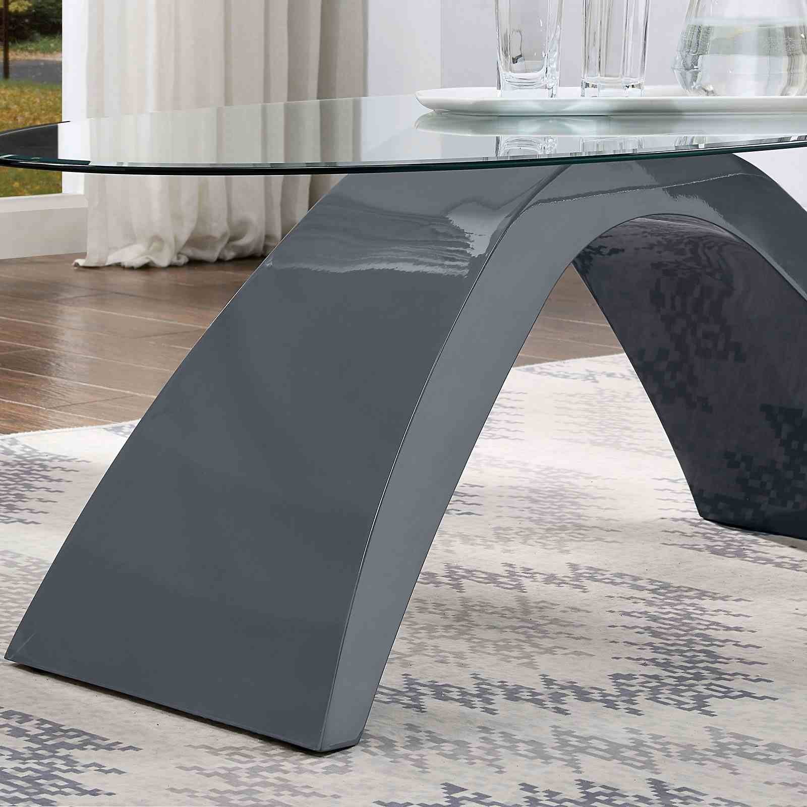 Nahara Coffee Table, Gray - Image 3