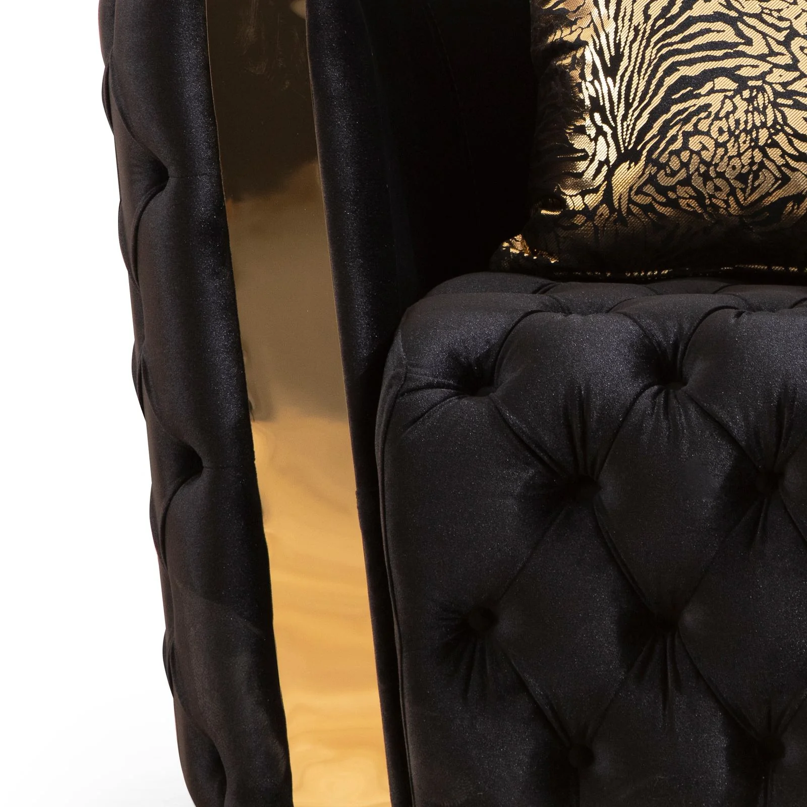 Naomi 3 Pc Living Room set Black - Image 8