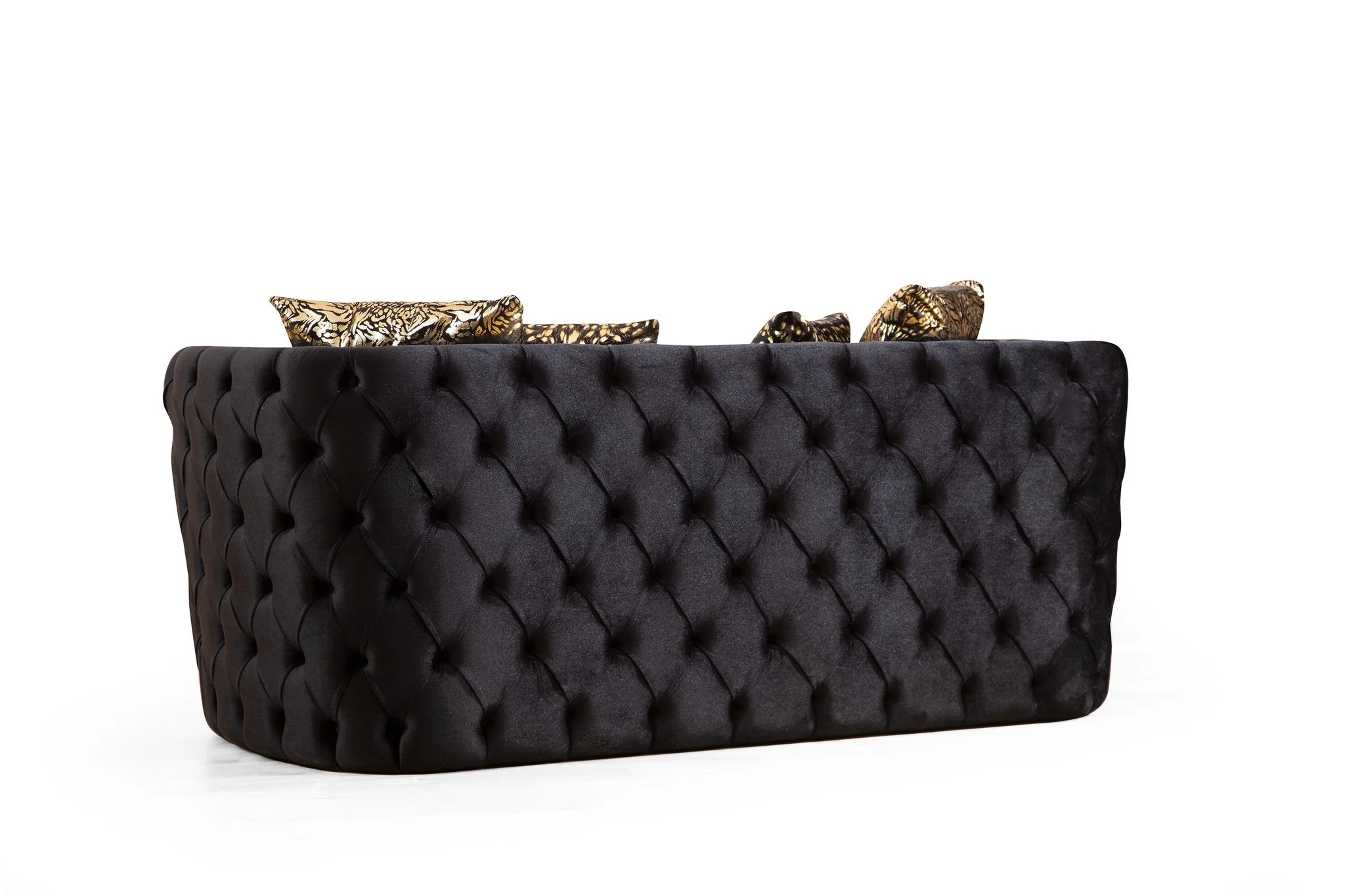 Naomi Loveseat Black - Image 4