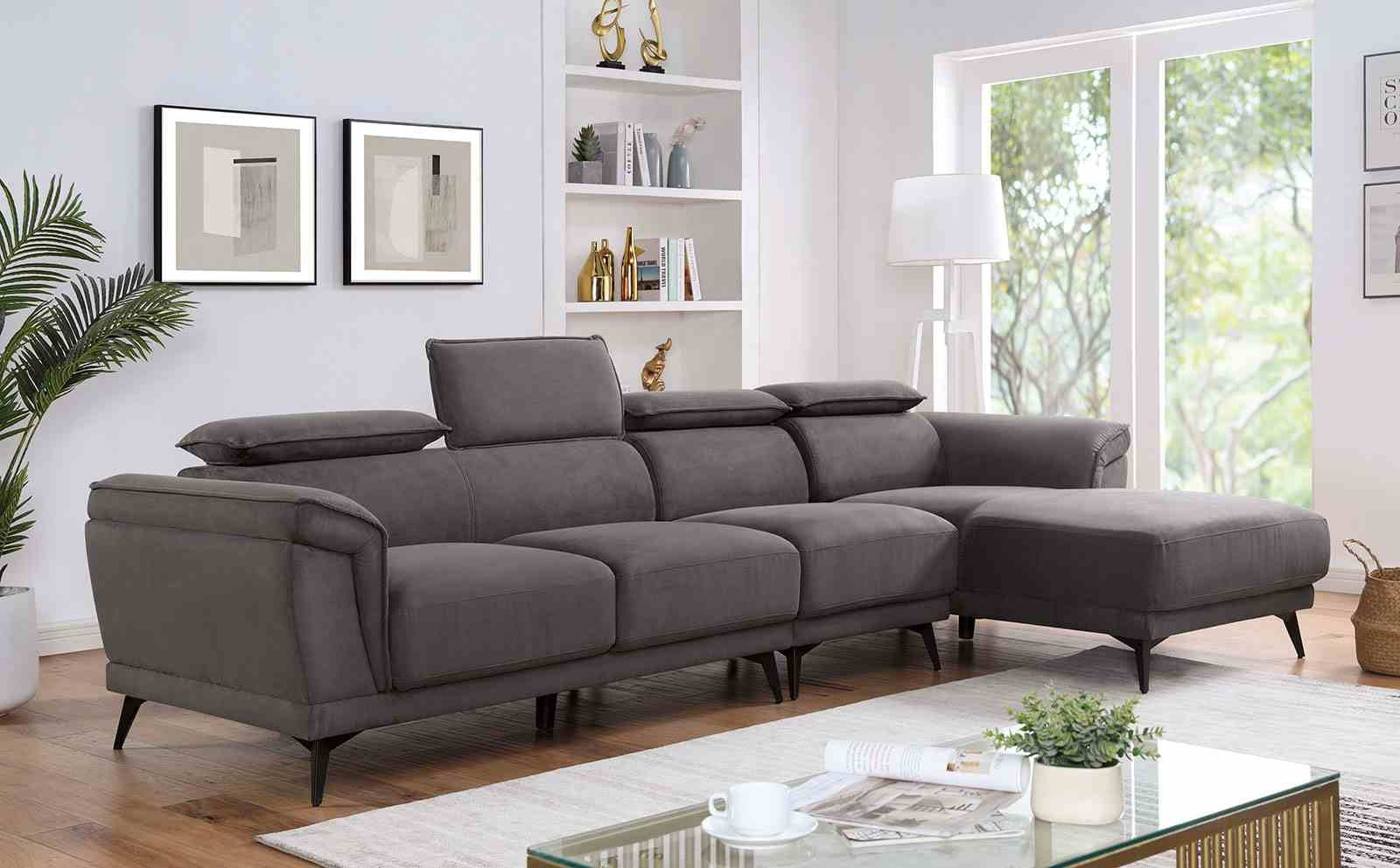 Napanee Sectional, Dark Gray - Image 2
