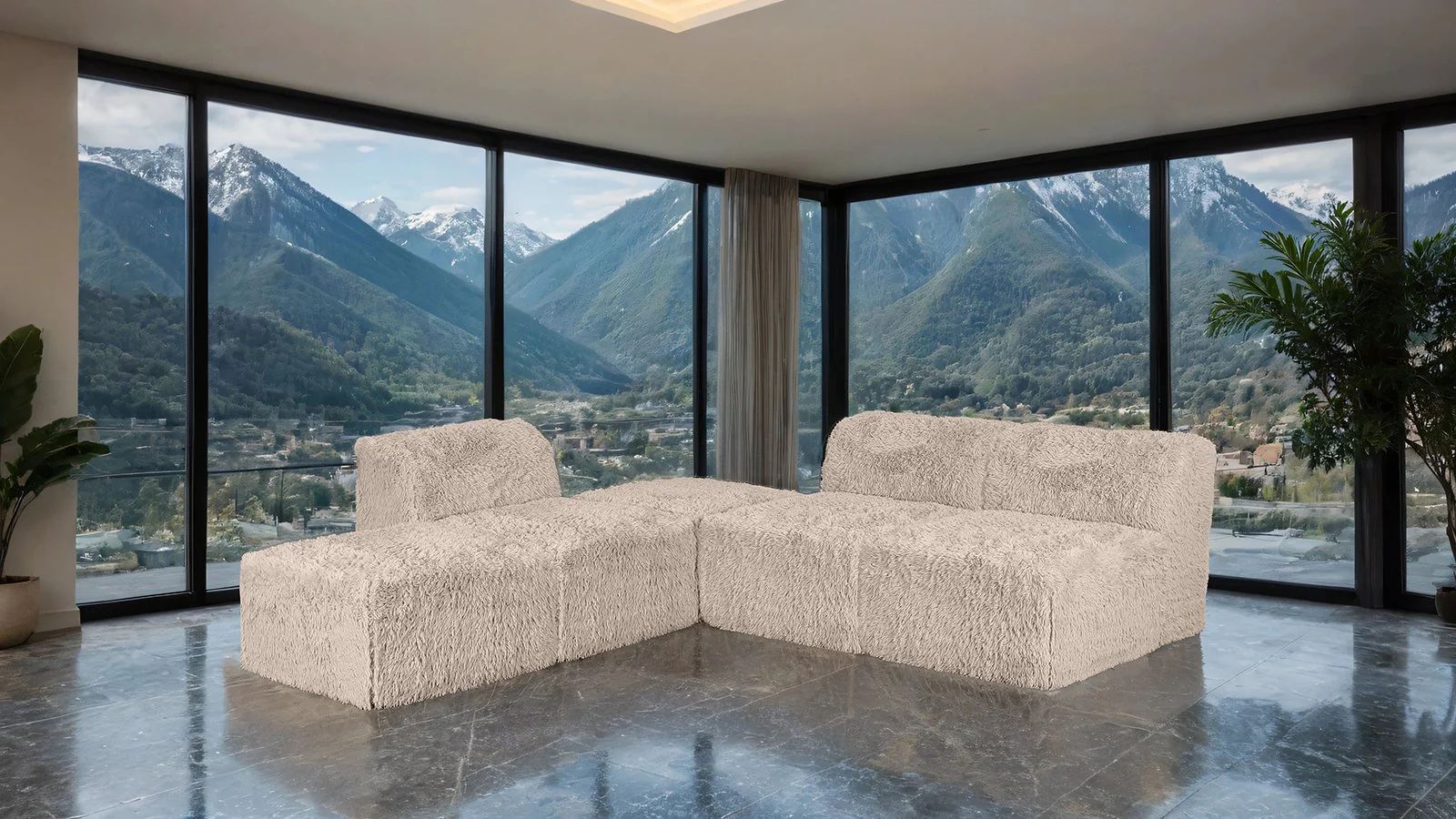 Nappi L-Sectional A, Taupe - Image 2
