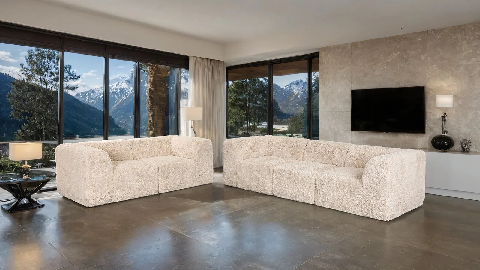 Nappi Loveseat, Sand - Image 2