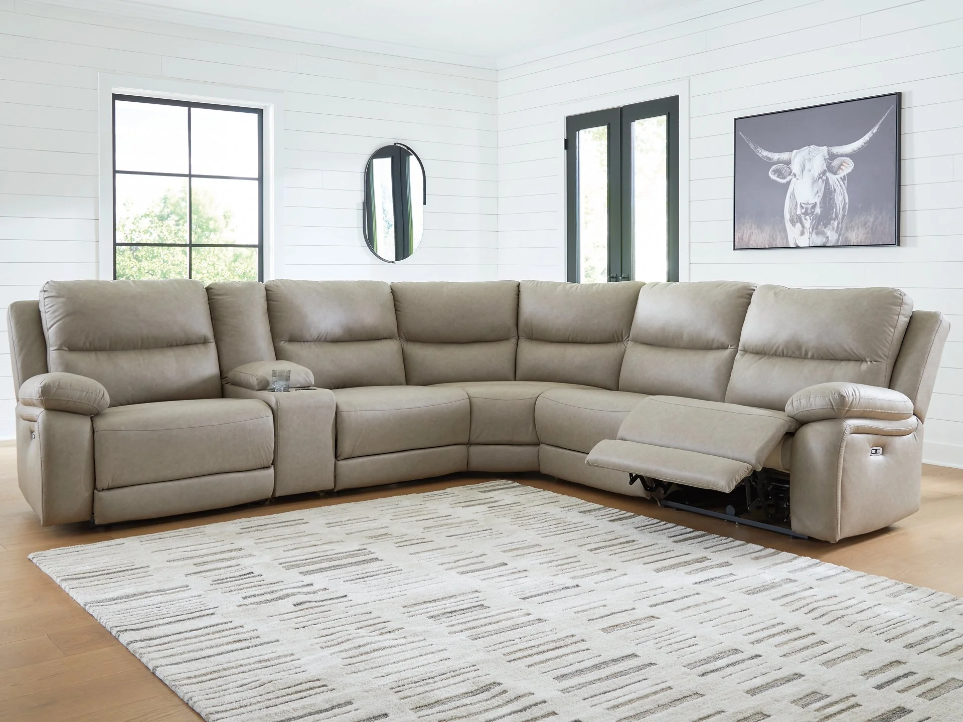 Narwhal Place Reclining Sectional with Storage Console - Image 22