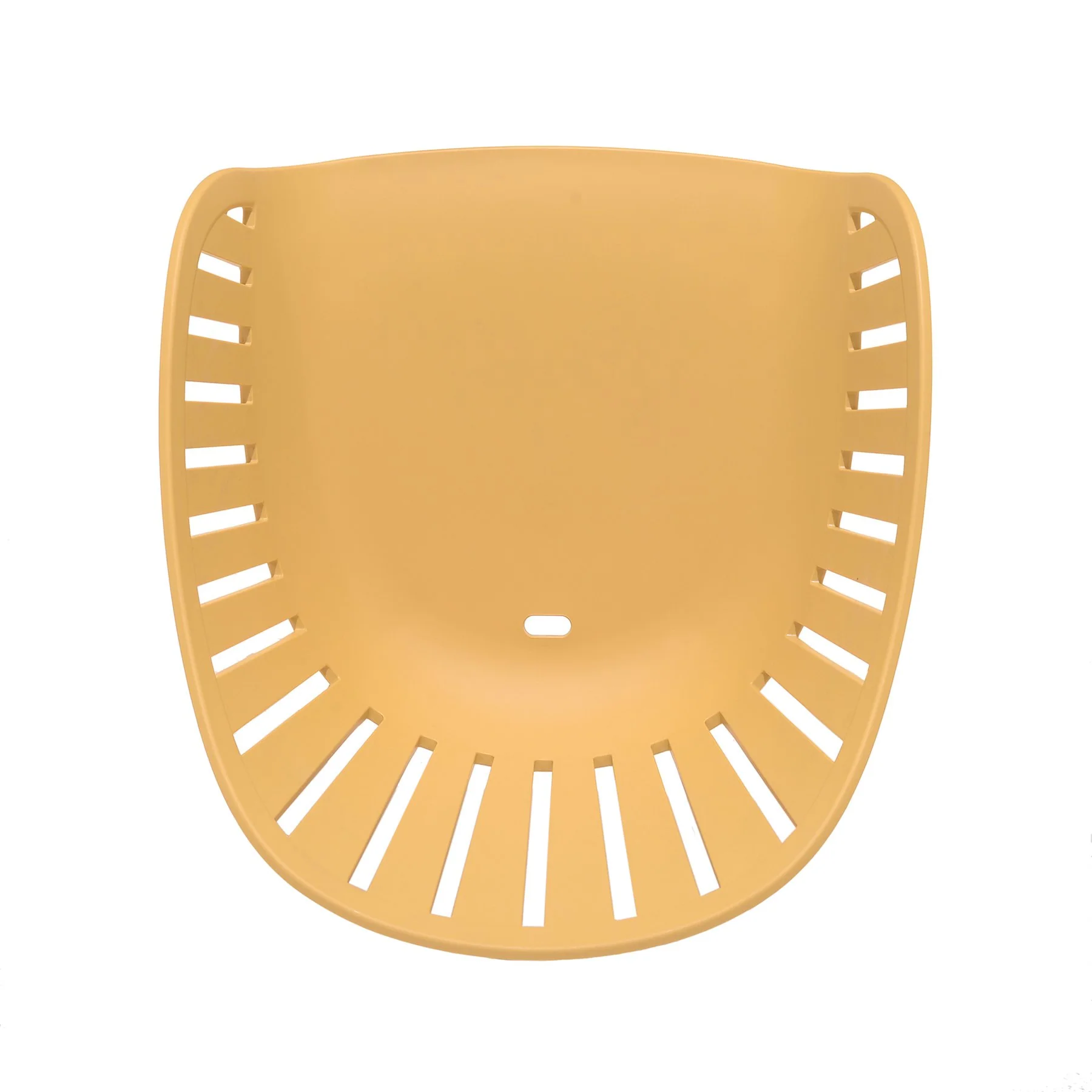 Nassau 5 piece Outdoor Dining Set in Natural Wood Finish Table and Honey Yellow Arm Chairs - Image 6