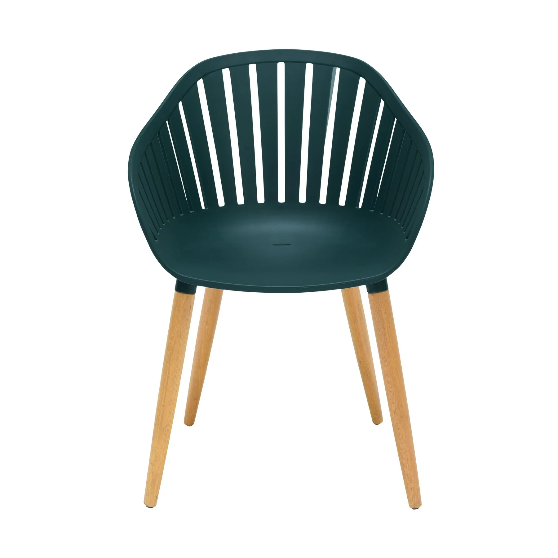 Nassau Outdoor 3 Piece Green Eucalyptus Dining Set - Image 3
