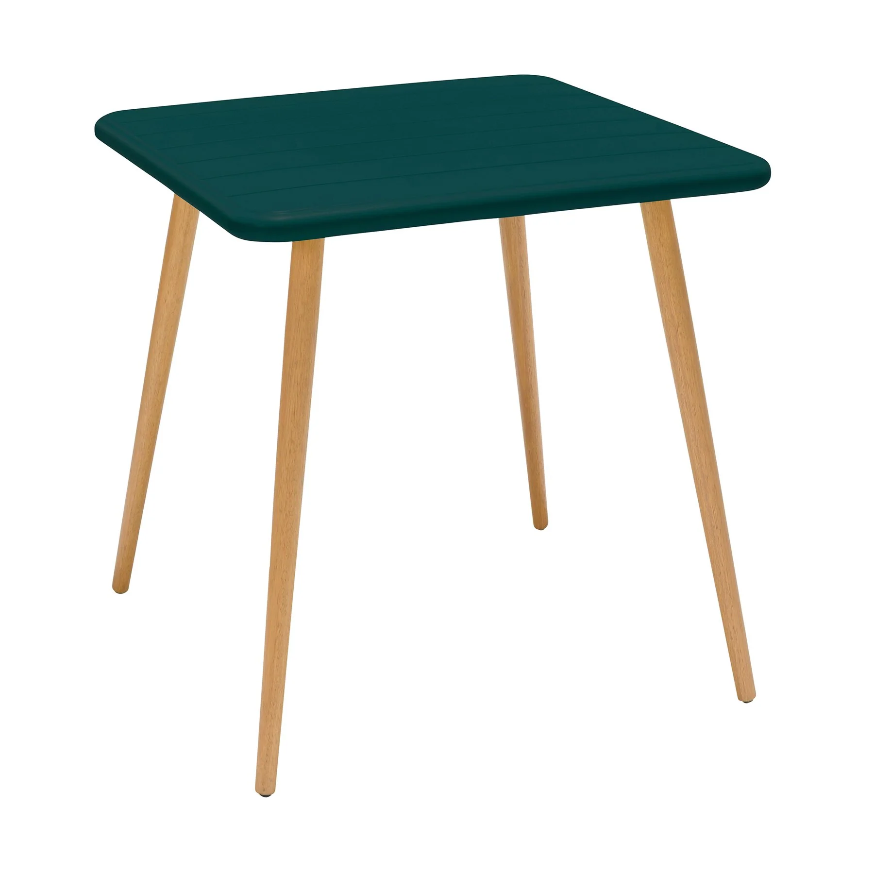 Nassau Outdoor 3 Piece Green Eucalyptus Dining Set - Image 4
