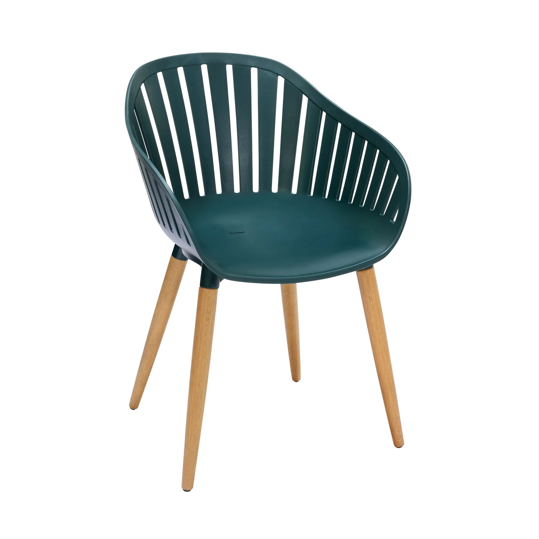 Nassau Outdoor 5 Piece Green Eucalyptus Dining Set - Image 2