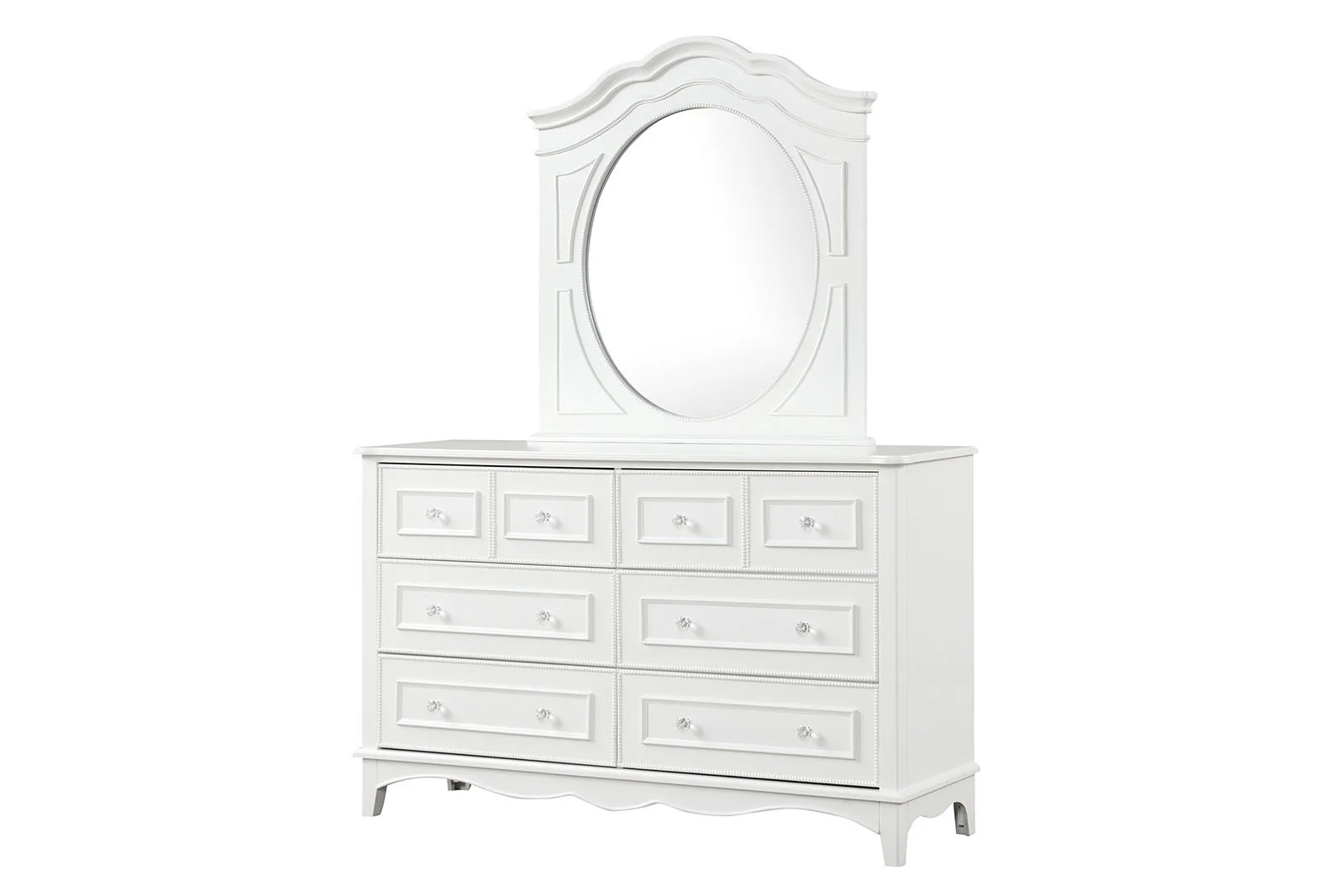 Naucalpan Dresser w/ Bottom Drawer Cedar, White - Image 3