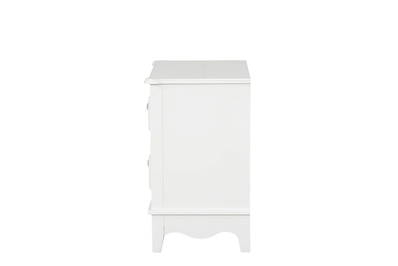 Naucalpan Nightstand w/2 Drawers, White - Image 6