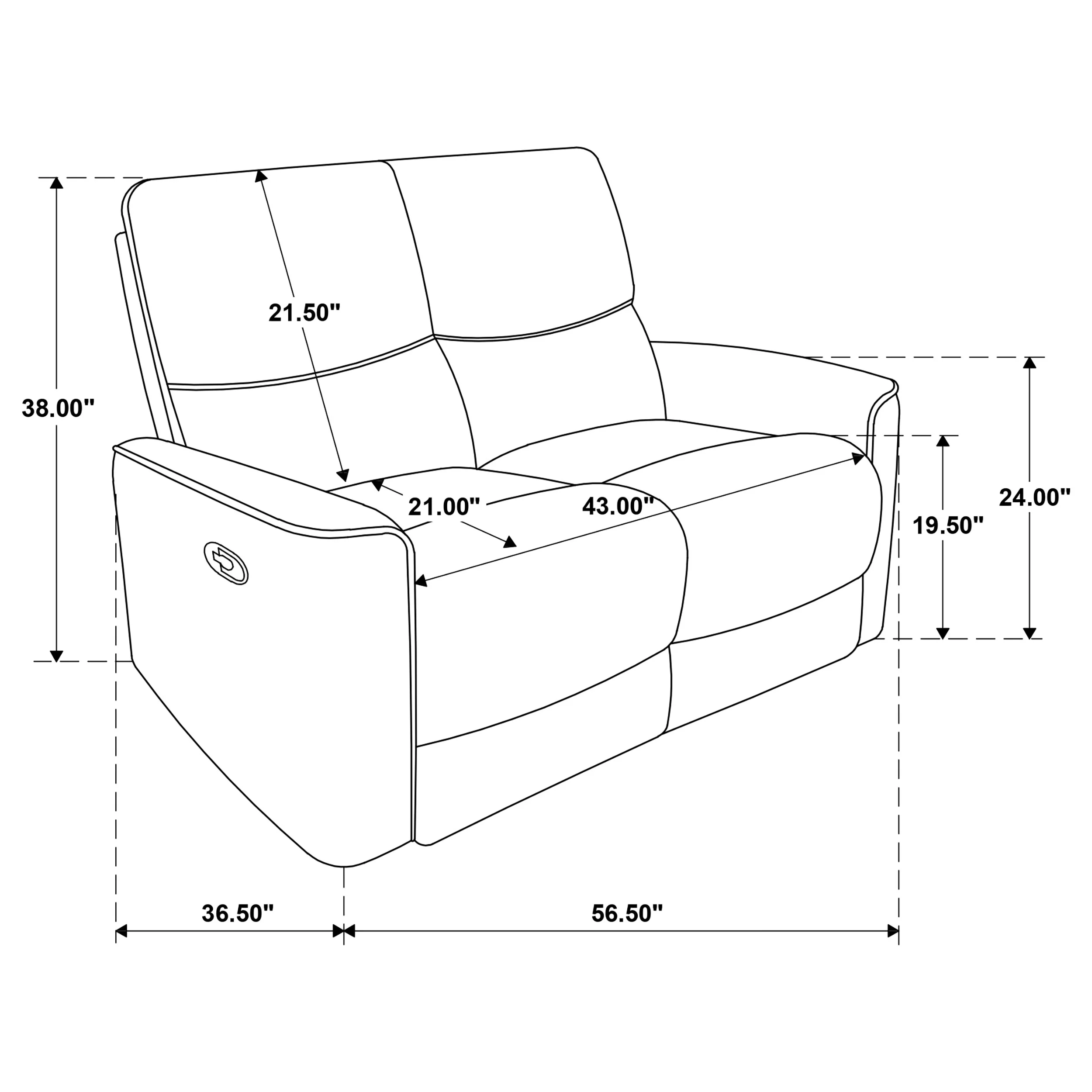 Navarro Reclining Sofa Set - Image 33