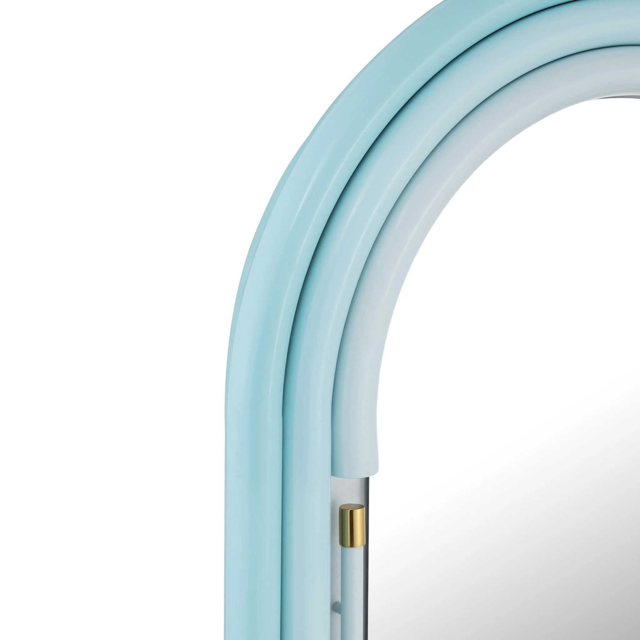 Neon Wall Mirror in Blue - Image 6