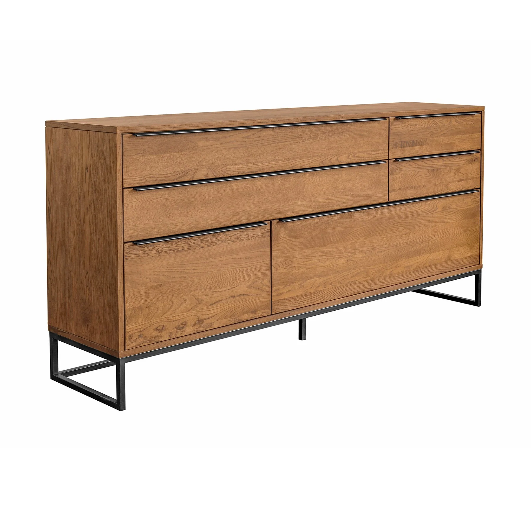 Nevada Rustic 2 piece set with Dining Table and Sideboard in Balsamico - Image 4