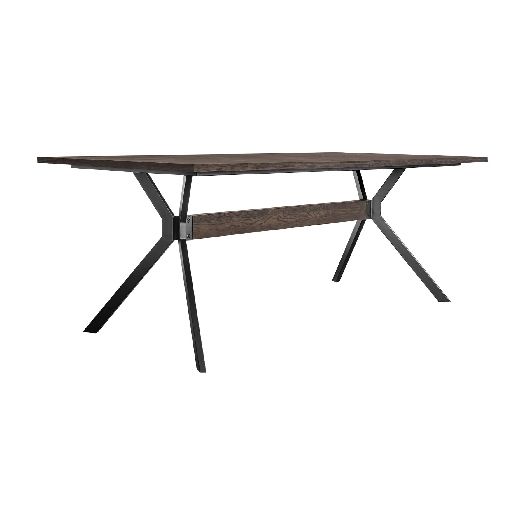 Nevada Rustic 2 piece set with Dining Table and Sideboard in Dark Brown - Image 2