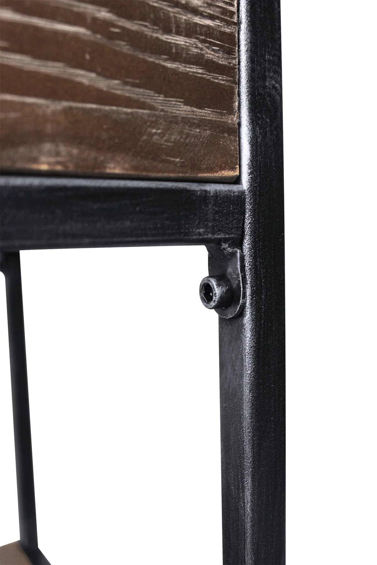 Niles Industrial Kitchen Cart in Industrial Gray and Pine Wood - Image 7