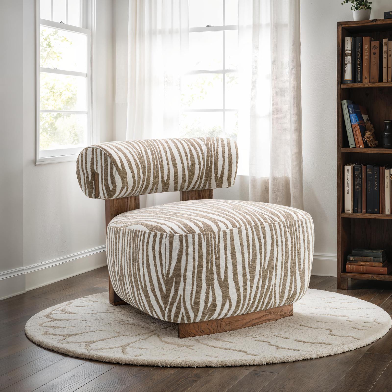 Niobe Accent Chair, Beige - Image 2