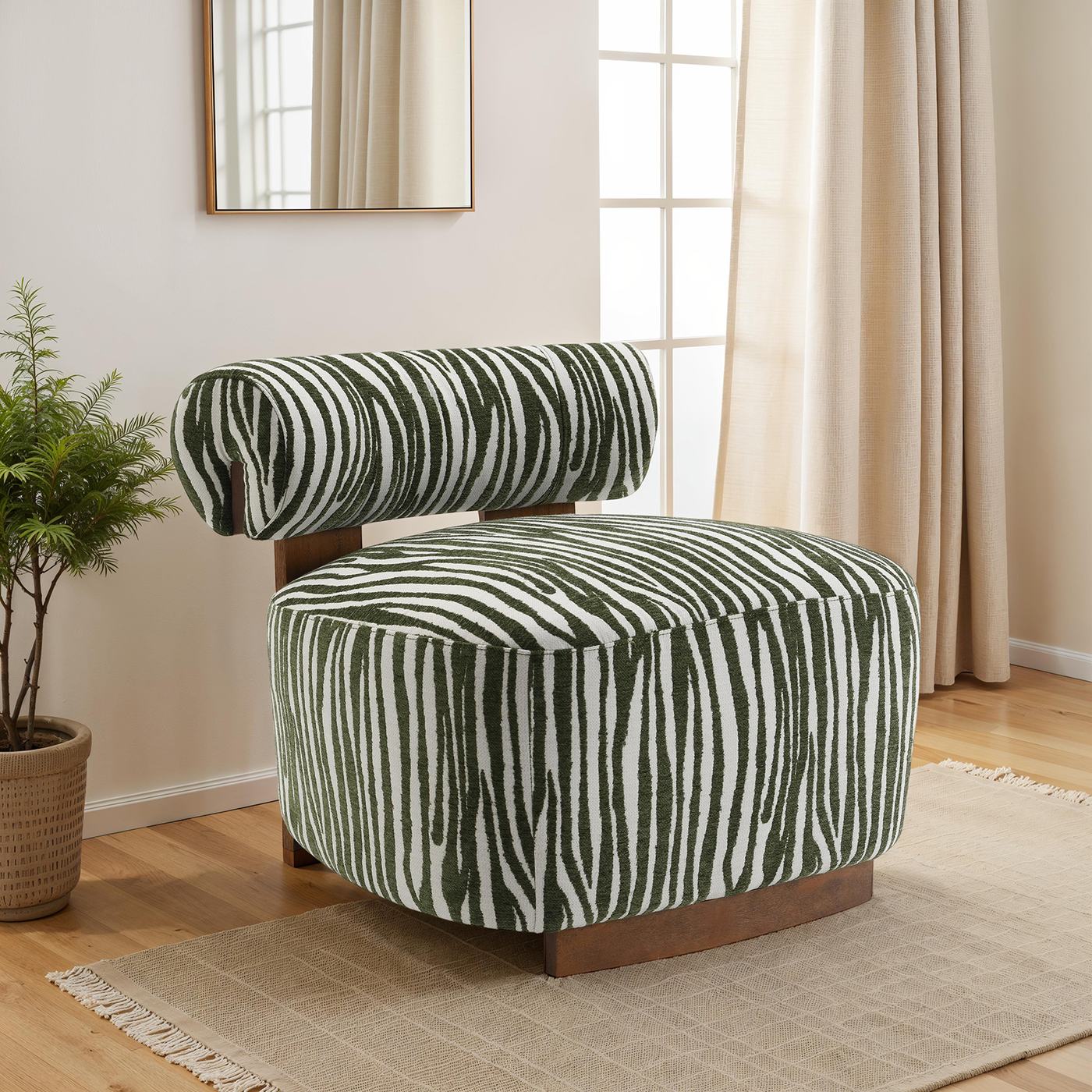 Niobe Accent Chair, Green - Image 2